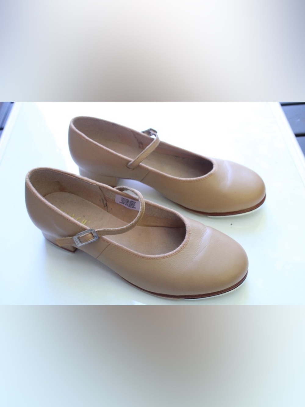 Bloch tap on Mary Jane shoes